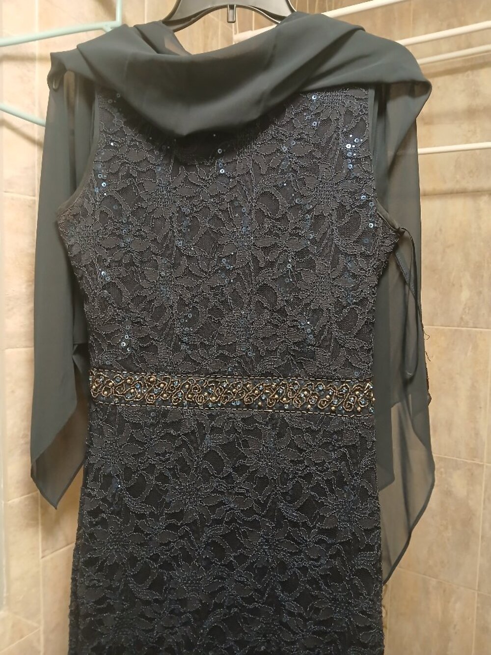 Navy blue dress
